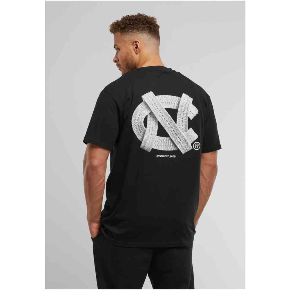 Mister Tee Upscale - North Carolina Laces Logo Oversize Tshirt Homme - Noir